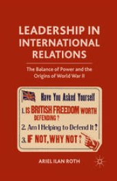 book Leadership in International Relations: The Balance of Power and the Origins of World War II