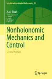 book Nonholonomic Mechanics and Control