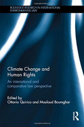 book Climate Change and Human Rights: An International and Comparative Law Perspective