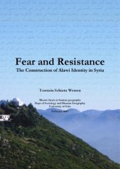 book Fear and Resistance; the Construction of Alawi Identity in Syria