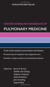 book Oxford American Handbook of Pulmonary Medicine