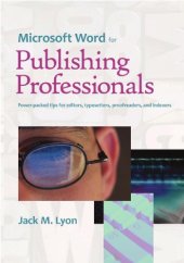 book Microsoft Word for Publishing Professionals