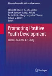 book Promoting Positive Youth Development: Lessons from the 4-H Study