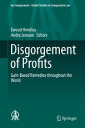 book Disgorgement of Profits: Gain-Based Remedies throughout the World