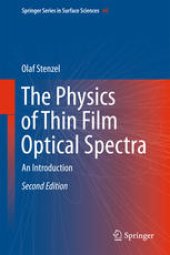 book The Physics of Thin Film Optical Spectra: An Introduction