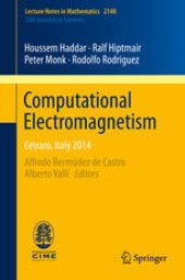 book Computational Electromagnetism: Cetraro, Italy 2014