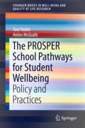 book The PROSPER School Pathways for Student Wellbeing: Policy and Practices