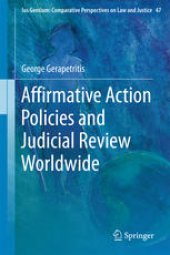 book Affirmative Action Policies and Judicial Review Worldwide