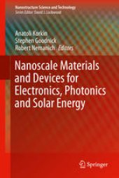 book Nanoscale Materials and Devices for Electronics, Photonics and Solar Energy