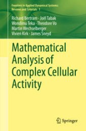 book Mathematical Analysis of Complex Cellular Activity