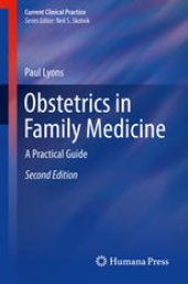 book Obstetrics in Family Medicine: A Practical Guide