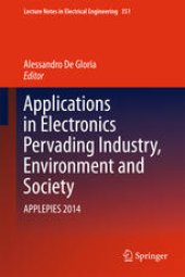 book Applications in Electronics Pervading Industry, Environment and Society: APPLEPIES 2014