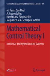 book Mathematical Control Theory I: Nonlinear and Hybrid Control Systems