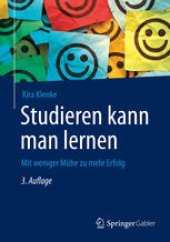 book Studieren kann man lernen: Mit weniger Mühe zu mehr Erfolg