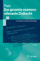 book Das gesamte examensrelevante Zivilrecht: Für Studenten und Rechtsreferendare