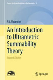 book An Introduction to Ultrametric Summability Theory