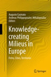 book Knowledge-creating Milieus in Europe: Firms, Cities, Territories