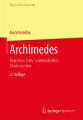 book Archimedes: Ingenieur, Naturwissenschaftler, Mathematiker