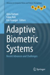 book Adaptive Biometric Systems: Recent Advances and Challenges