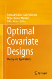 book Optimal Covariate Designs: Theory and Applications