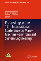 book Proceedings of the 15th International Conference on Man–Machine–Environment System Engineering