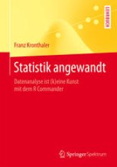 book Statistik angewandt: Datenanalyse ist (k)eine Kunst mit dem R Commander