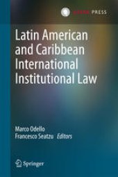 book Latin American and Caribbean International Institutional Law