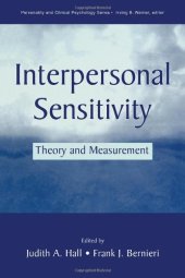 book Interpersonal Sensitivity: Theory and Measurement