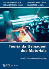 book Teoria da Usinagem dos Materiais