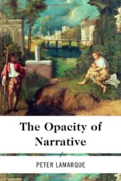 book The Opacity of Narrative