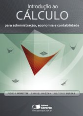 book Introdução ao Cálculo para Administração, Economia e Contabilidade