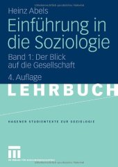 book Einführung in die Soziologie: Band 1: Der Blick auf die Gesellschaft