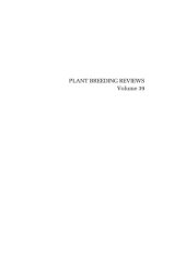 book Plant Breeding Reviews, 39