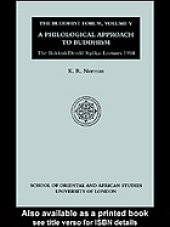 book A philological approach to Buddhism : the Bukkyō Dendō Kyōkai lectures 1994