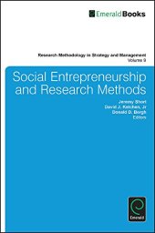 book Social Entrepreneurship and Research Methods