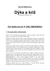 book Dýka a kríž