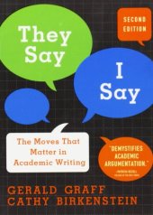 book They Say, I Say: The Moves That Matter in Academic Writing