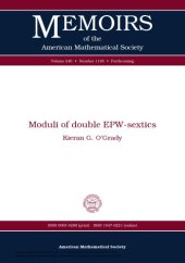 book Moduli of Double EPW-Sextics