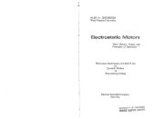 book Electrostatic motors; their history, types, and principles of operation