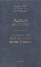 book Sobre la teoría de la relatividad especial y general