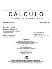 book Cálculo y geometría analítica