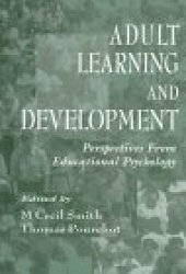 book Adult Learning and Development: Perspectives From Educational Psychology