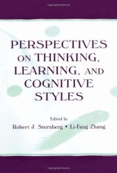 book Perspectives on Thinking, Learning, and Cognitive Styles