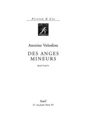 book Des anges mineurs