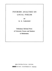 book Fourier analysis on local fields