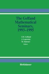 book The Gelfand mathematical seminars, 1993-1995