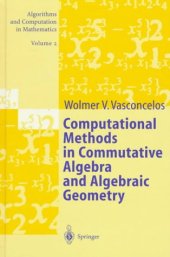 book Computational methods in commutative algebra and algebraic geometry