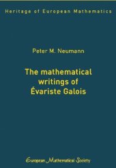 book The mathematical writings of Evariste Galois