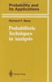 book Probabilistic techniques in analysis