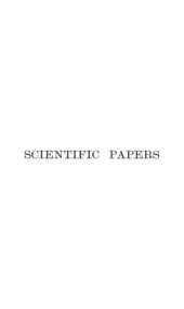 book Scientific papers, vol.3